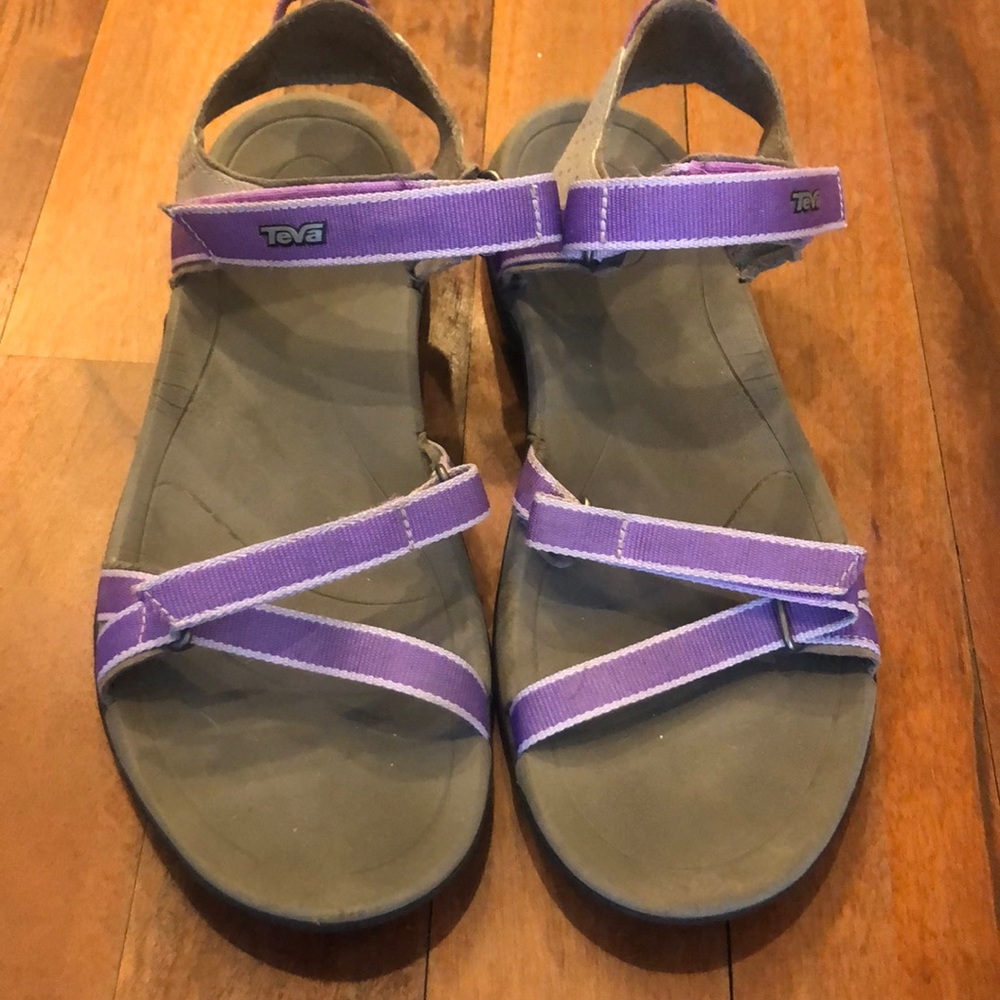 Purple Strappy Tevas